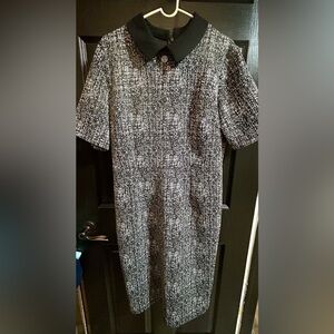 Elegant Black and Gray Women's Dress